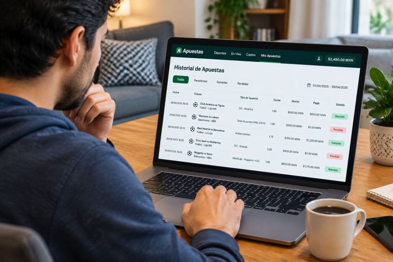 Mis apuestas: cómo revisar tu historial y entender el RTP en México