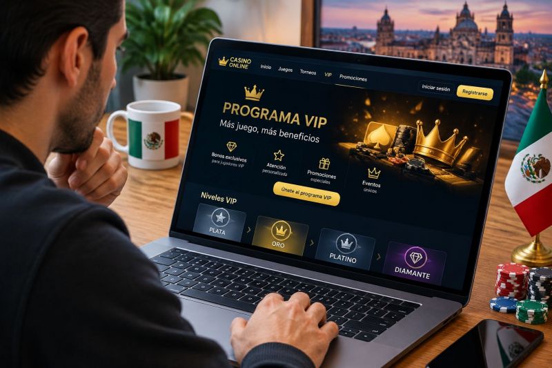 Cómo subir de nivel VIP en casinos en línea de México