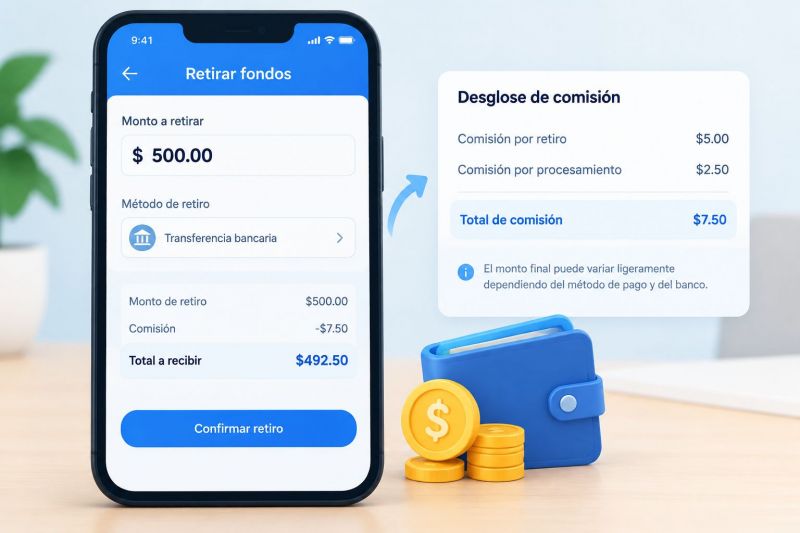¿Cuándo se paga la comisión en apuestas y casinos en línea en México?