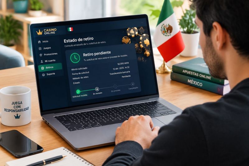 Por qué está pendiente tu retiro en casinos online México